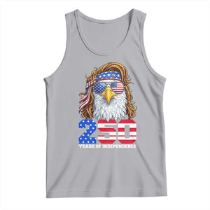 250 Years of Independece Patriotic Eagle Tank Top 1776 2026 USA Flag 4th of July Semiquincentennial TS02 Athletic Heather Print Your Wear