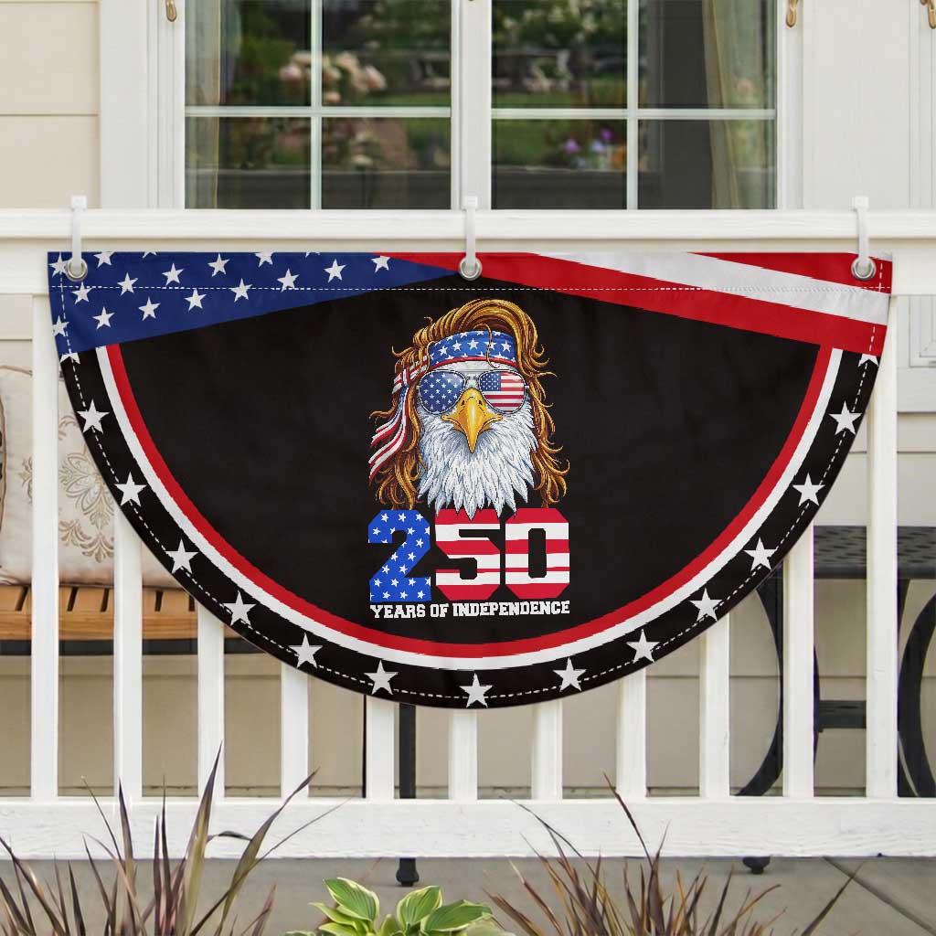 250 Years of Independece American Eagle Patriotic Fan Flag 1776 2026 USA Flag 4th of July Semiquincentennial