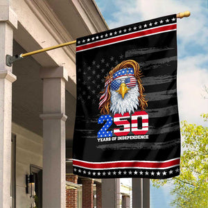 250 Years of Independece Patriotic Eagle Garden Flag 1776 2026 USA Flag 4th of July Semiquincentennial TS02 Distressed Black Red Print Your Wear