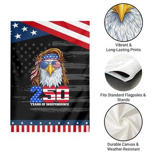 250 Years of Independece Patriotic Eagle Garden Flag 1776 2026 USA Flag 4th of July Semiquincentennial TS02 Print Your Wear