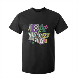 Colorful La-Weezi-ana Mardi Gras Louisiana Pride T Shirt For Kid Funky Carnival Vibes TS02 Black Print Your Wear