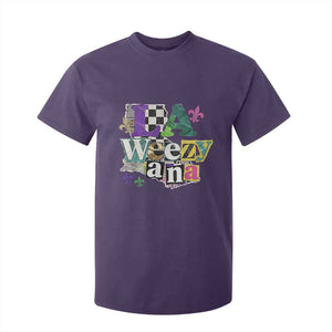 Colorful La-Weezi-ana Mardi Gras Louisiana Pride T Shirt For Kid Funky Carnival Vibes TS02 Purple Print Your Wear