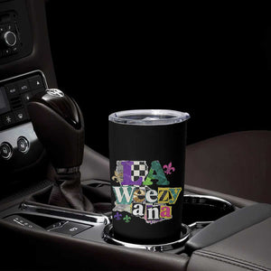Colorful La-Weezi-ana Mardi Gras Louisiana Pride Tumbler Cup Funky Carnival Vibes TS02 Print Your Wear