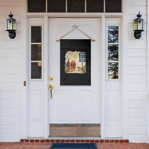 Walk For Peace Aloka the Dog and Monks Garden Flag TS02 Print Your Wear