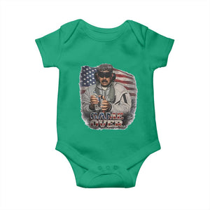 Game Over Maduro Dictator Baby Onesie Political Justice American Flag Politics Satire TS02 Irish Green Print Your Wear