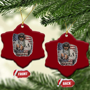 Game Over Maduro Dictator Ceramic Ornament Political Justice American Flag Politics Satire TS02 Print Your Wear