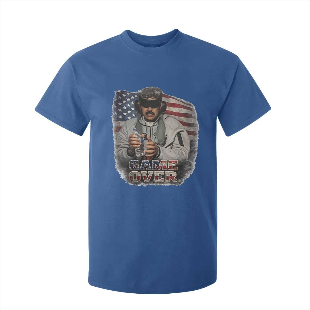 Game Over Maduro Dictator T Shirt For Kid Political Justice American Flag Politics Satire TS02 Royal Blue Print Your Wear