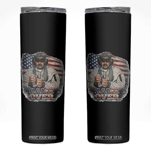 Game Over Maduro Dictator Skinny Tumbler Political Justice American Flag Politics Satire TS02 Black Print Your Wear
