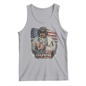 Game Over Maduro Dictator Tank Top Political Justice American Flag Politics Satire TS02 Athletic Heather Print Your Wear