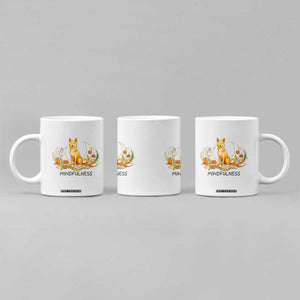 Mindful Aloka the Dog Mindfulness Coffee Mug Zen Lotus Spiritual Calm TS02 Print Your Wear