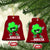 Funny Dabbing Shamrock Ceramic Ornament Bruh St. Patrick's Day TS02 Print Your Wear
