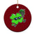 Funny Basketball Shamrock Ceramic Ornament Dunking Sports Player St. Patrick's Day TS02 1pc Red Print Your Wear