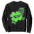 Funny Basketball Shamrock Sweatshirt Dunking Sports Player St. Patrick's Day TS02 Black Print Your Wear