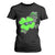 Funny Basketball Shamrock T Shirt For Women Dunking Sports Player St. Patrick's Day TS02 Black Print Your Wear