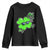 Funny Basketball Shamrock Youth Sweatshirt Dunking Sports Player St. Patrick's Day TS02 Black Print Your Wear