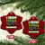 Funny St Patricks Day Monster Truck Ceramic Ornament I Crush Shamrocks Retro TS02 Print Your Wear