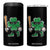 Lucky Baseball Shamrock 4 in 1 Can Cooler Tumbler St Patrick's Day T-Ball Sport Lover Gift TS02 One Size: 16 oz Black Print Your Wear