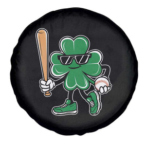 Lucky Baseball Shamrock Spare Tire Cover St Patrick's Day T-Ball Sport Lover Gift TS02 Print Your Wear