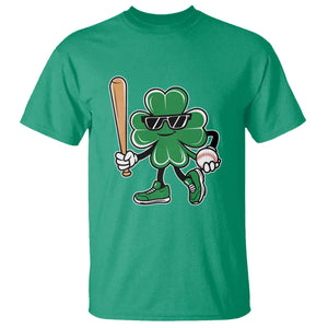 Lucky Baseball Shamrock T Shirt St Patrick's Day T-Ball Sport Lover Gift TS02 Irish Green Print Your Wear
