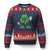 St Patrick's Day Lucky Shamrock Football Ugly Christmas Sweater Sport Lover Gift TS02 Navy Red Print Your Wear