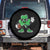 St Patrick's Day Lucky Shamrock Football Spare Tire Cover Sport Lover Gift TS02 No hole Black Print Your Wear