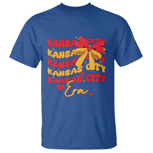 Groovy In My Kansas City Era T Shirt Retro Coquette Bow TS02 Royal Blue Print Your Wear