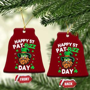 Happy St Pat Rizz Day Ceramic Ornament Funny St. Patrick's Day Leprechaun TS02 Print Your Wear