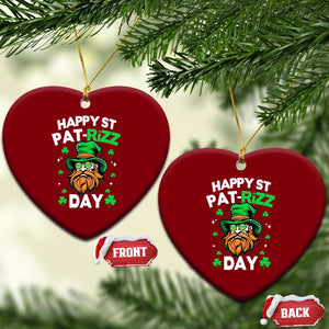 Happy St Pat Rizz Day Ceramic Ornament Funny St. Patrick's Day Leprechaun TS02 Print Your Wear