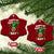 Happy St Pat Rizz Day Ceramic Ornament Funny St. Patrick's Day Leprechaun TS02 Print Your Wear