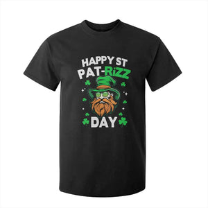 Happy St Pat Rizz Day T Shirt For Kid Funny St. Patrick's Day Leprechaun TS02 Black Print Your Wear