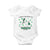 St Patrick's Day Lucky L&D Nurse Baby Onesie Labor And Delivery Shamrock TS02 White Print Your Wear