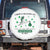 St Patrick's Day Lucky L&D Nurse Spare Tire Cover Labor And Delivery Shamrock TS02 No hole White Print Your Wear