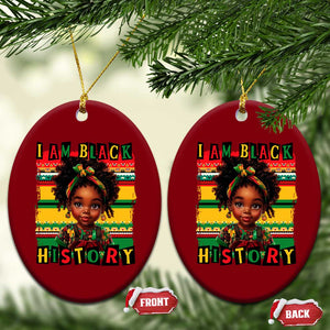 I Am Black History Ceramic Ornament Month Black Melanin Kids Girls TS02 Print Your Wear