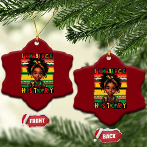 I Am Black History Ceramic Ornament Month Black Melanin Kids Girls TS02 Print Your Wear
