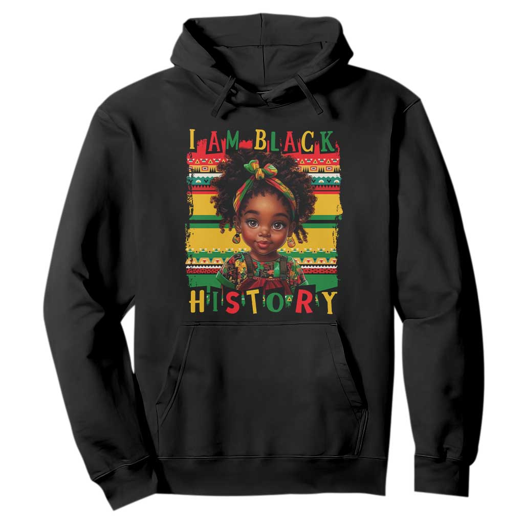 I Am Black History Hoodie Month Black Melanin Kids Girls TS02 Black Print Your Wear