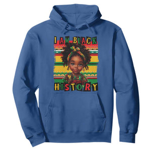 I Am Black History Hoodie Month Black Melanin Kids Girls TS02 Royal Blue Print Your Wear