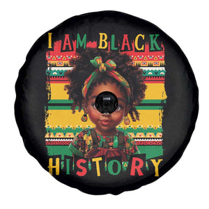 I Am Black History Spare Tire Cover Month Black Melanin Kids Girls TS02 Print Your Wear