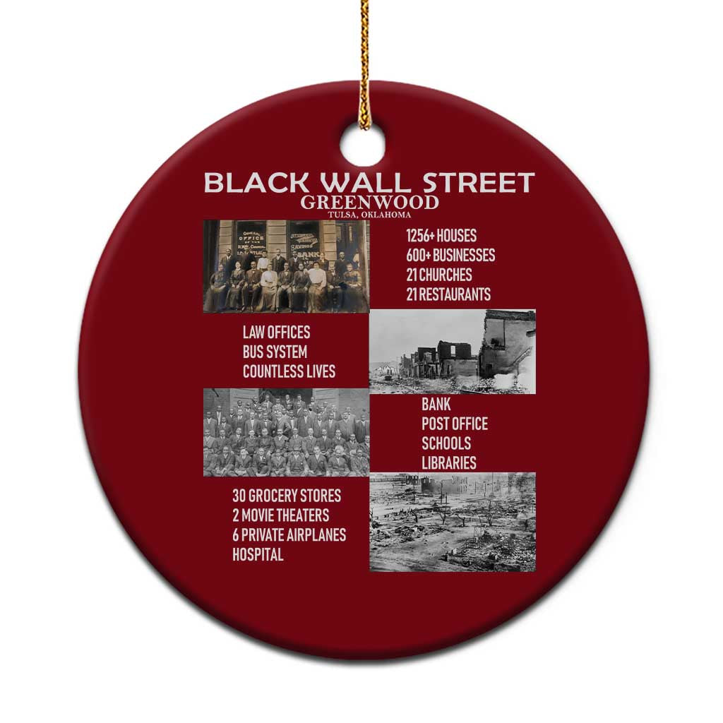 Black Wall Street Ceramic Ornament Loads Of Luck Lucky Tractor Truck TS02 1pc Red Print Your Wear