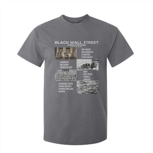 Black Wall Street T Shirt For Kid Black Business Black History Month TS02 Charcoal Print Your Wear