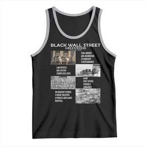 Black Wall Street Tank Top Black Business Black History Month TS02 Black Athletic Heather Print Your Wear
