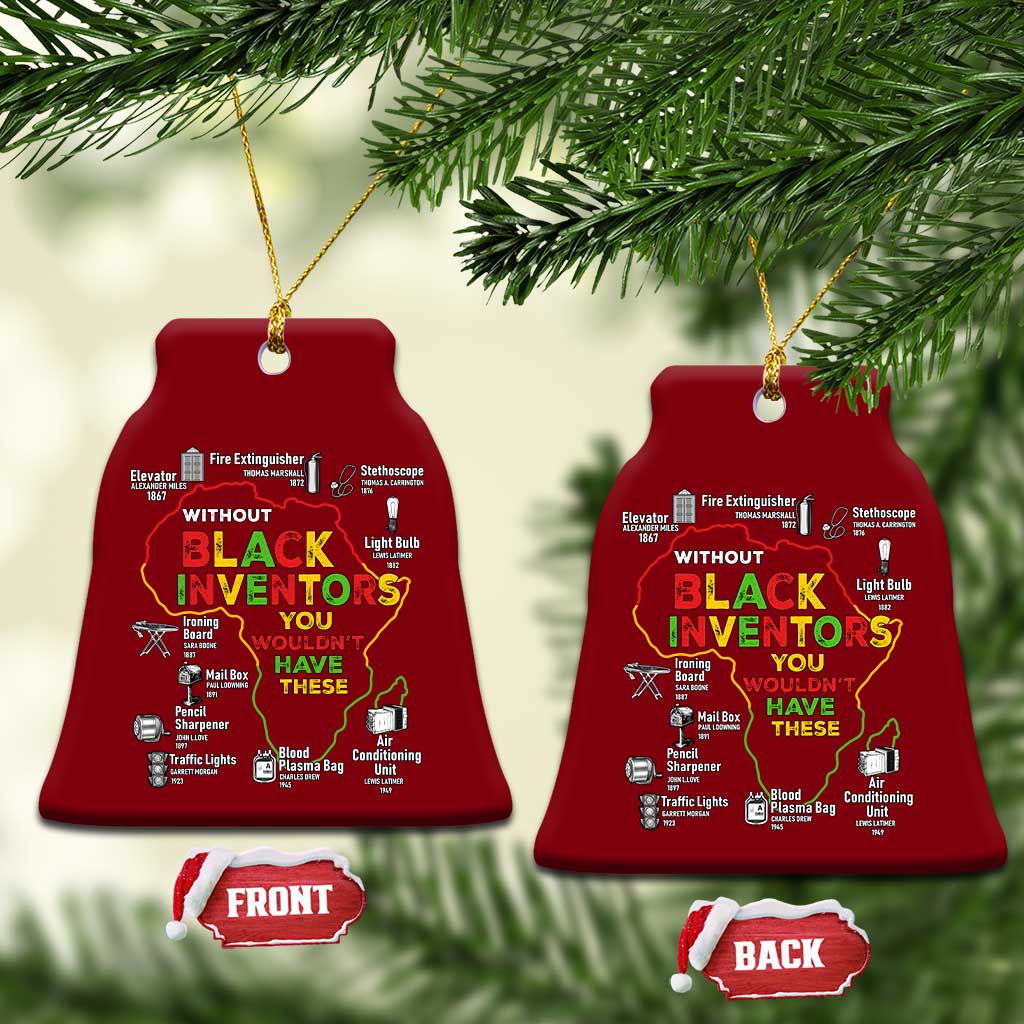 Proud Black Inventors Ceramic Ornament Black History Month African American Pride TS02 Print Your Wear