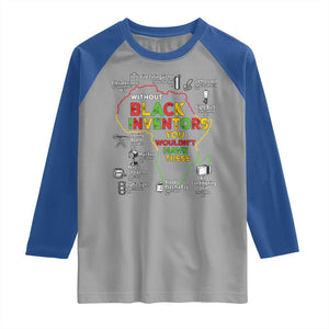 Proud Black Inventors Raglan Shirt Black History Month African American Pride TS02 Sport Gray Royal Print Your Wear