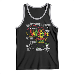 Proud Black Inventors Tank Top Black History Month African American Pride TS02 Black Athletic Heather Print Your Wear