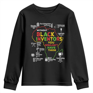 Proud Black Inventors Youth Sweatshirt Black History Month African American Pride TS02 Black Print Your Wear