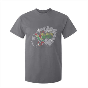 I Am Black History T Shirt For Kid Black Girl Sparkling Bling TS02 Charcoal Print Your Wear