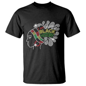 I Am Black History T Shirt Black Girl Sparkling Bling TS02 Black Print Your Wear