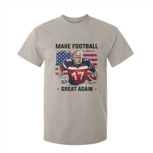 Make American Football Great Again T Shirt For Kid Funny Trump US Flag Vintage TS02 Sand Print Your Wear