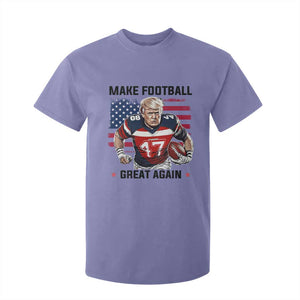 Make American Football Great Again T Shirt For Kid Funny Trump US Flag Vintage TS02 Violet Print Your Wear