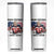 Make American Football Great Again Skinny Tumbler Funny Trump US Flag Vintage TS02 White Print Your Wear