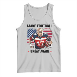 Make American Football Great Again Tank Top Funny Trump US Flag Vintage TS02 Ash Print Your Wear